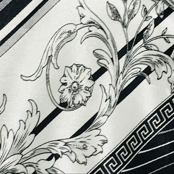 Prime Time Pattern Tie Black White Gray - Picture 5 of 8